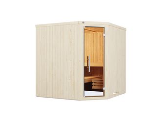 Elementsauna Varberg 3 GT Trend inkl. 7, 5 kW BioS-Ofenset