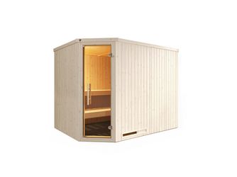 Elementsauna Varberg 4 GT Trend, OS 9.0 weiß