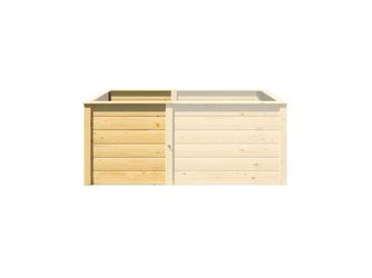 Ergänzungssatz Hochbeet Modular, 21mm, natur, 67cm