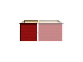 Ergänzungssatz Hochbeet Modular, 21mm, rot, 67cm