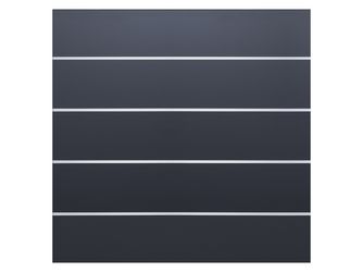 Sichtschutzzaun HPL Anthrazit "FARÖ"