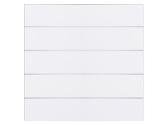 Sichtschutzzaun HPL Weiß "FARÖ"