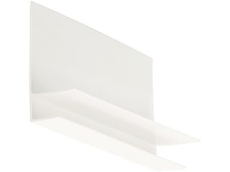 F-Profil 75mm für 10mm Profile Verkehrsweiß 600cm