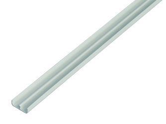 Führungsschienenprofil unten, PVC weiß, Lxlichte BxH 2000x6,5x5mm Führungsschienenprofil unten, PVC weiß, Lxlichte BxH 2000x6,5x5mm