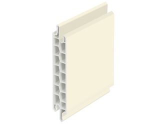 Füllungspaneel 20x100mm 1-seitig foliert Creme 600cm