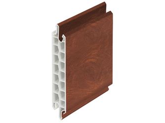 Füllungspaneel 20x100mm 1-seitig foliert Creme / golden oak(Folie) 600cm