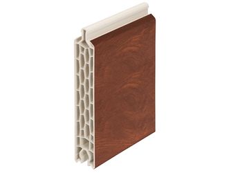 Füllungspaneel 24x125mm 2-seitig folier Creme / golden oak(Folie) 600cm