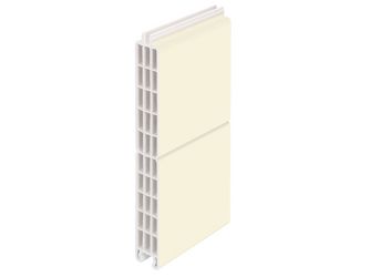 Füllungspaneel 24x200mm Creme 600cm