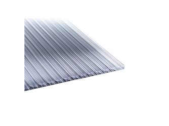 Fachwerk Polycarbonat S5P 1200 x 16 mm glasklar Fachwerk Polycarbonat S5P 1200 x 16 mm glasklar
