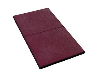 Fallschutzmatte, 1 Stück rot 500x500x25mm Fallschutzmatte, 1 Stück rot 500x500x25mm