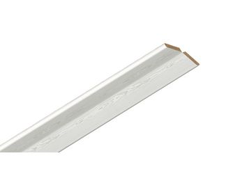 Faltwinkelleiste FWL 50 Esche perlmuttweiß 2400x50x4mm Faltwinkelleiste FWL 50 Esche perlmuttweiß 2400x50x4mm