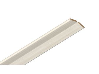 Faltwinkelleiste FWL 50 Pinie champagnerweiß 2400x50x4mm Faltwinkelleiste FWL 50 Pinie champagnerweiß 2400x50x4mm