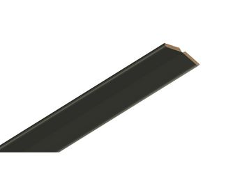 Faltwinkelleiste FWL 50 Uni mattschwarz 2400x50x4mm Faltwinkelleiste FWL 50 Uni mattschwarz 2400x50x4mm