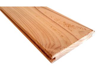 Fasebrett nordamerikanische Lärche unbehandelt u/s hobelfallend