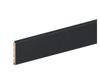 Faseprofil Fichte sf hobelf. gehobelt 2716 Anthrazitgrau endbehandelt 19x146mm, 5,1m
