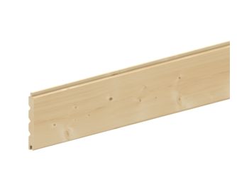 Faseprofil Fichte sf hobelf. gehobelt unbehandelt 19x146mm, 4,2m