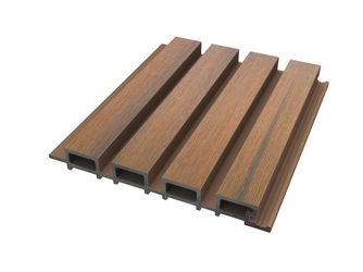 Fassadenprofil BPC Eco Cap Castellated Cladding teak 26x219x3900mm