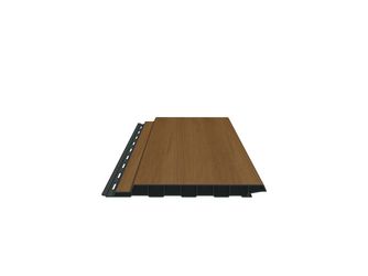 Fassadenprofil, foliert 17x180mm, Länge 6,0m, desert oak Pflegeleicht aus langlebigem Fenster-PVC