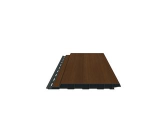 Fassadenprofil, foliert 17x180mm, Länge 6,0m, honey oak Pflegeleicht aus langlebigem Fenster-PVC