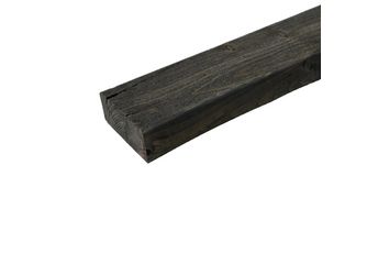 Fassadenprofil nord. Fichte Rhombuspr., gehobelt, gerundete Kanten, Vergrauungsl. Granit, 26x68x5100mm