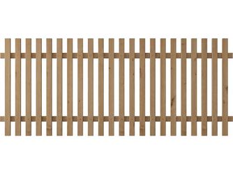 Lattenzaun Douglasie Lasur cappuccino lasiert "Altmark"