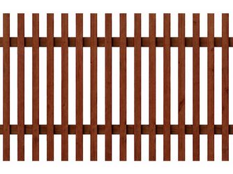 Lattenzaun Douglasie Lasur mahagoni lasiert "Altmark"