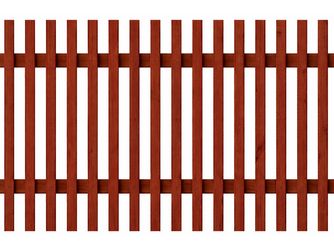 Lattenzaun Douglasie Lasur schwedenrot lasiert "Altmark"