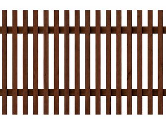 Lattenzaun Douglasie Lasur walnuss lasiert "Altmark"