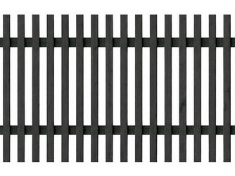 Lattenzaun Douglasie Lasur graphitgrau lasiert "Altmark"