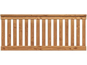 Lattenzaun Fichte KDI KD braun "Handeloh"