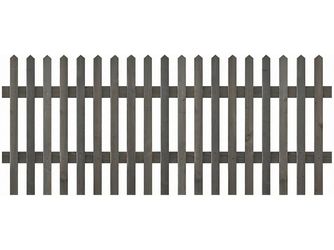 Lattenzaun Douglasie Lasur graphitgrau lasiert "Immenhof"