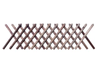 Lattenzaun Kiefer KDI KD braun "Jägerzaun"