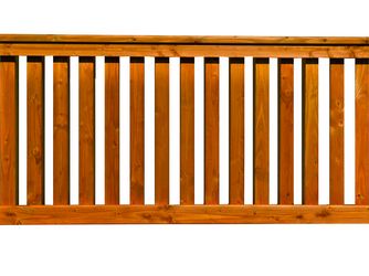 Lattenzaun Douglasie Lasur kiefer lasiert "Undeloh"