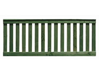 Lattenzaun Douglasie Lasur tannengrün lasiert "Undeloh"