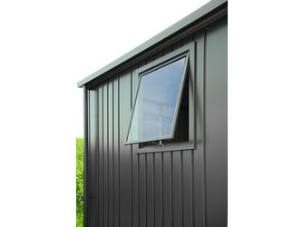 Fenster zu Europa quarzgrau- metallic 733x50x1760mm