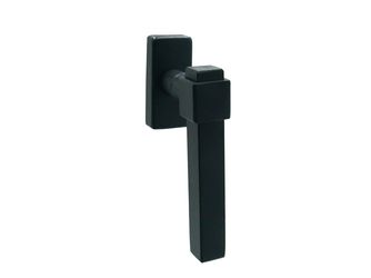 Fenstergriff Mira Antikschwarz Dreh-Kipp, Rosette eckig, Stiftlänge 7x40mm