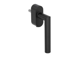 Fenstergriff VAYA 128 LUCIA F2F Graphitschwarz L 7x40