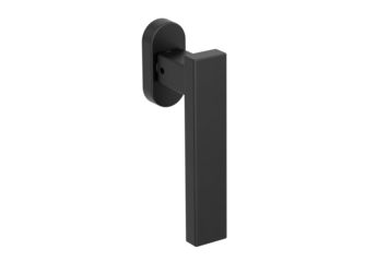 Fenstergriff VAYA 200 CUBICO F2F Graphitschwarz R 7x42mm
