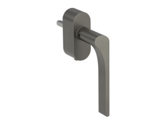 Fenstergriff VAYA 261 LEAF LIGHT F2F Kaschmirgrau R 7x40