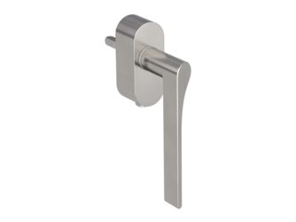 Fenstergriff VAYA 261 LEAF LIGHT F2F Samtgrau L 7x40
