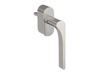 Fenstergriff VAYA 261 LEAF LIGHT F2F Samtgrau R 7x40