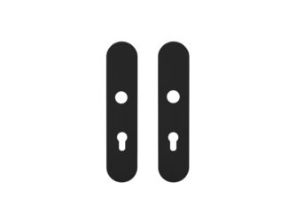 Feuerschutz ESG 675DF PZ72 83, Schutzgarnitur Klasse ES1 Kosmos Schwarz