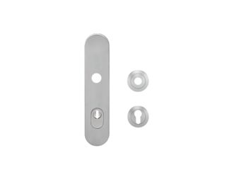 Feuerschutz+Zylinderschutz ESGR 680KDF PZ92 71, Schutzgarnitur Klasse ES2 Edelst. matt