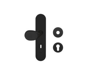 Feuerschutz+Zylinderschutz ESGR 680KF PZ72 83, Schutzgarnitur Klasse ES2 Kosmos Schwarz