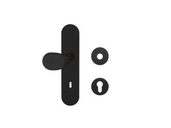 Feuerschutz+Zylinderschutz ESGR 680KF PZ92 83, Schutzgarnitur Klasse ES2 Kosmos Schwarz