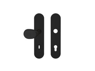 Feuerschutz+Zylinderschutz ESG 675KF PZ92 83, Schutzgarnitur Klasse ES1 Kosmos Schwarz