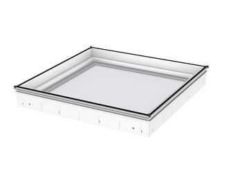 Flachdach-Fenster CFU 150150 0020Q fest Kunststoff 2fach-Vergl. 150x150