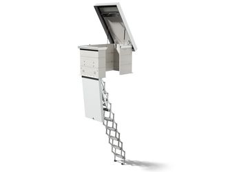 Flachdachausstieg clickFIX Vario Rohbaumaß 120x70cm, LH 266-295cm 1 Zwischenrahmen - 10 STUFEN