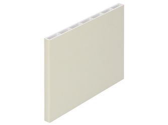 Flachprofil 40x7mm Hohlkammer Creme 600cm