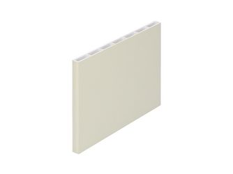 Flachprofil 40x7mm Hohlkammer Creme (Folie) 600cm